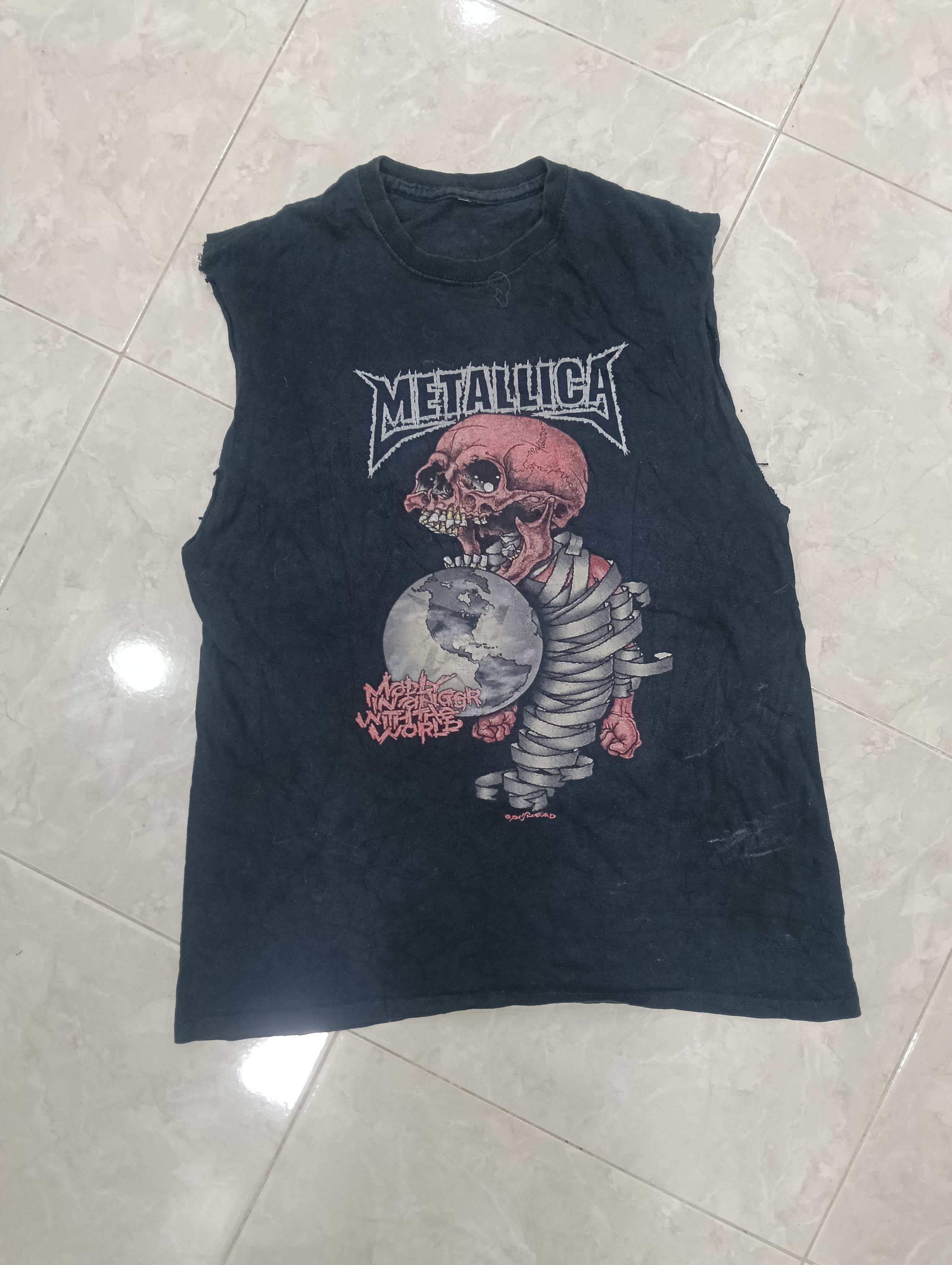 Metallica Vintage Y2K Metallica Pushead Tee Size US M / EU 48-50 / 2 - 2 Thumbnail