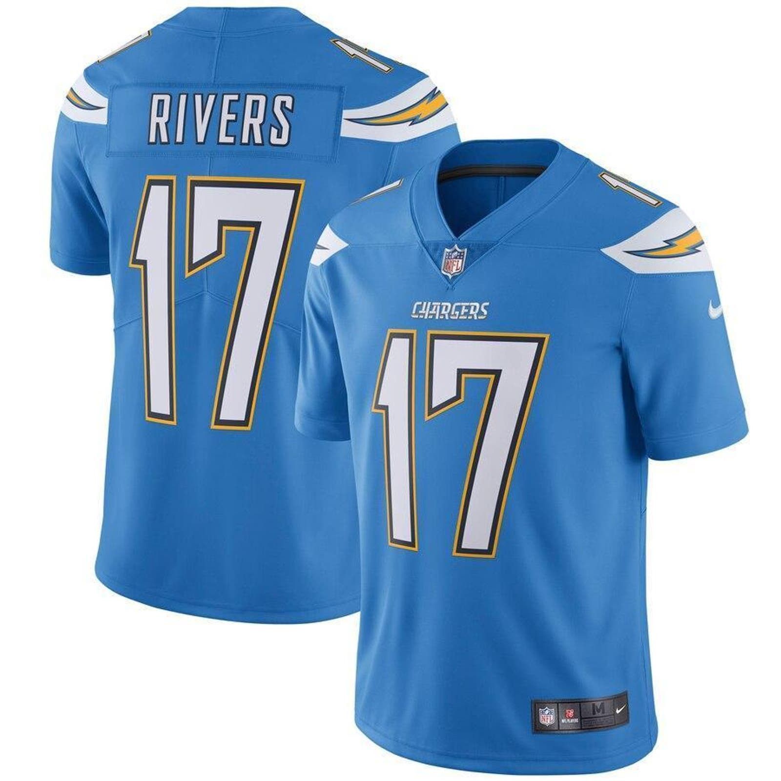 image of Nike Nfl Phillip Rivers Los Angeles Chargers Jersey, Men's (Size XL)