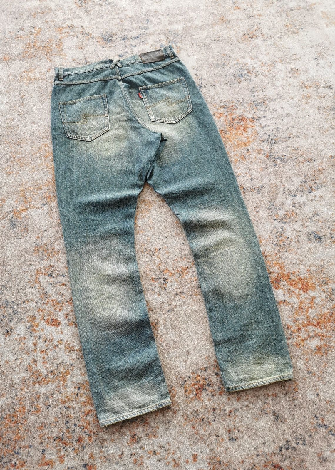 Japanese Brand Bond And Peace Show Button Jeans Size US 32 / EU 48 - 2 Thumbnail