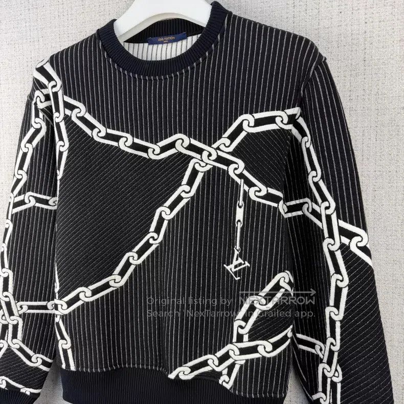 Louis Vuitton Louis Vuitton Chain logo crewneck sweatshirt Size US XS / EU 42 / 0 - 2 Thumbnail