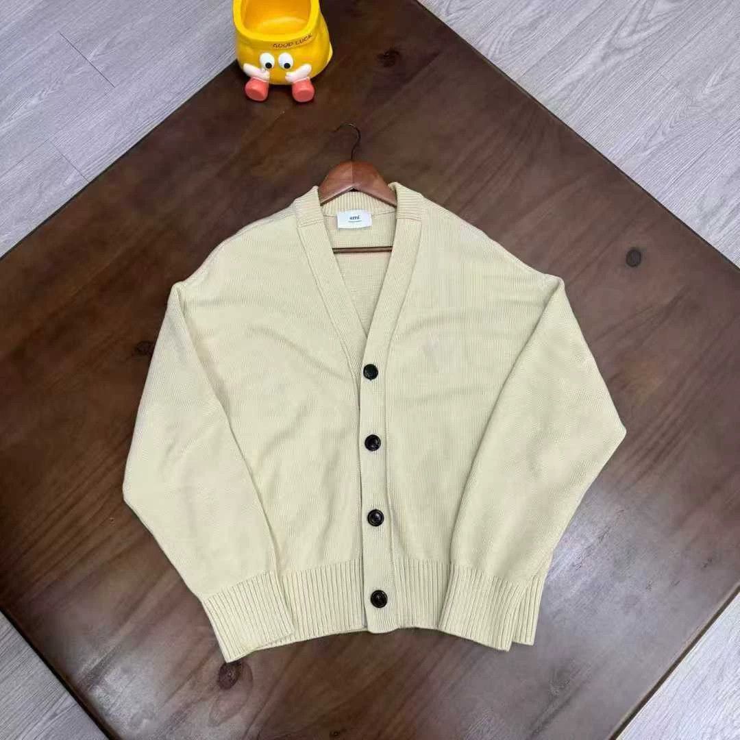 Unknown London AMI Wool Knit Cardigan XL - YI1230 Size XL / US 12-14 / IT 48-50 - 1 Thumbnail