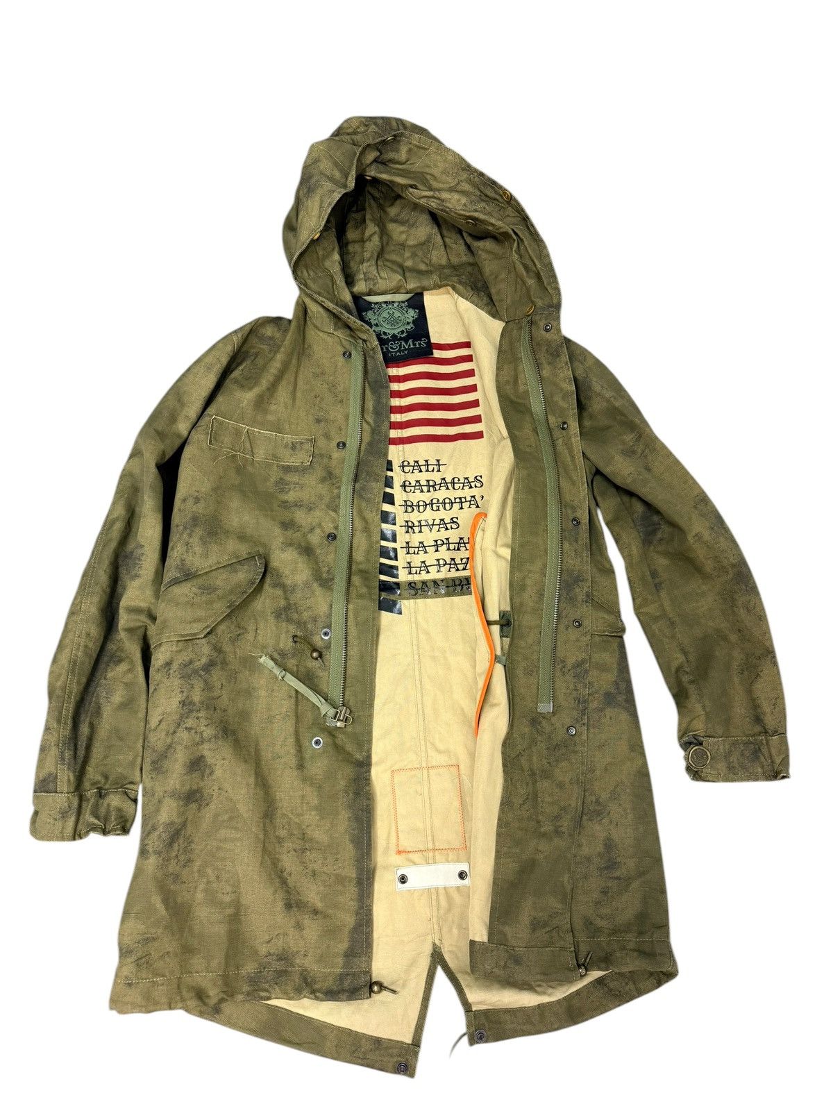 MR & MRS ITALY Mr Mrs Italy Parka Military amiri julius raf simons cdg 7🟩3 Size US M / EU 48-50 / 2 - 1 Thumbnail