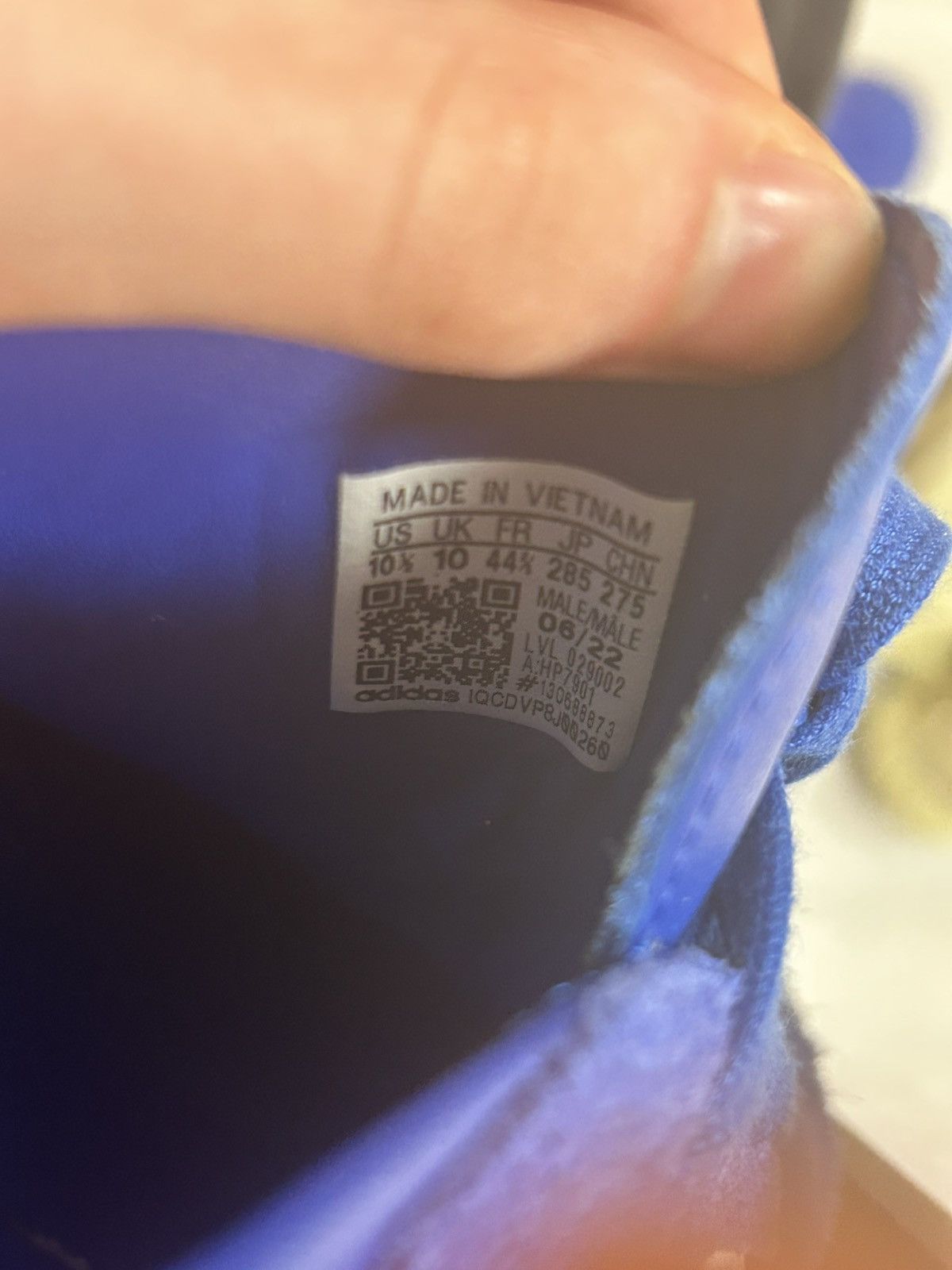Adidas Adidas Samba Gum Blue Size US 10.5 / EU 43-44 - 5 Thumbnail