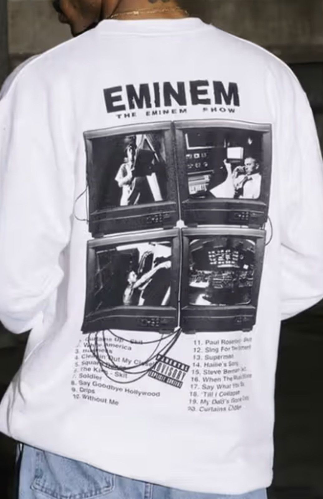 Eminem Eminem The Eminem Show tracklist crewneck sweater Size US XXL / EU 58 / 5 - 3 Thumbnail