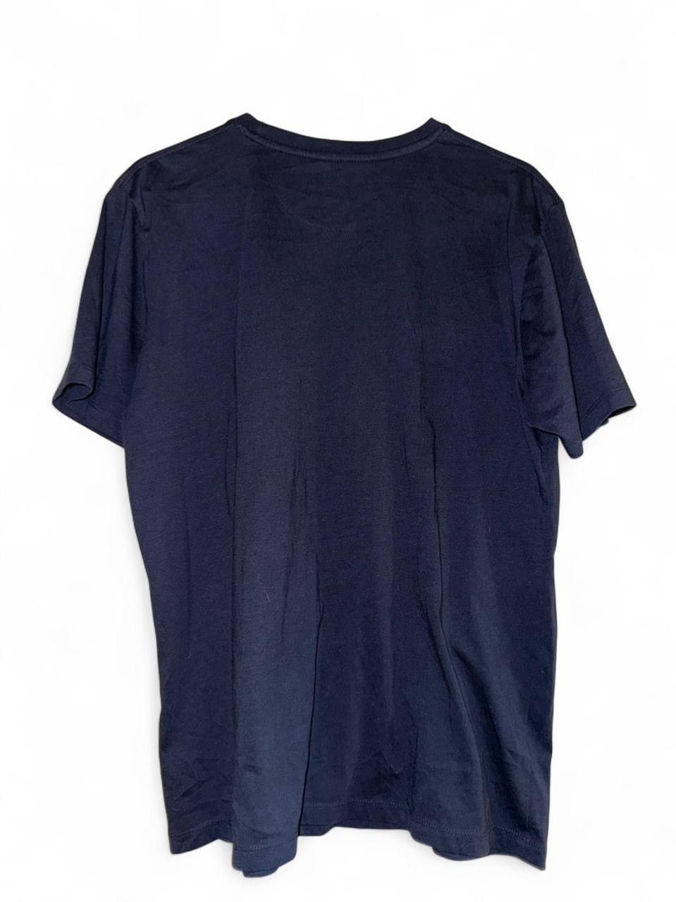 Other Navy blue CASA MODA embroidered t-shirt Size US L / EU 52-54 / 3 - 6 Thumbnail