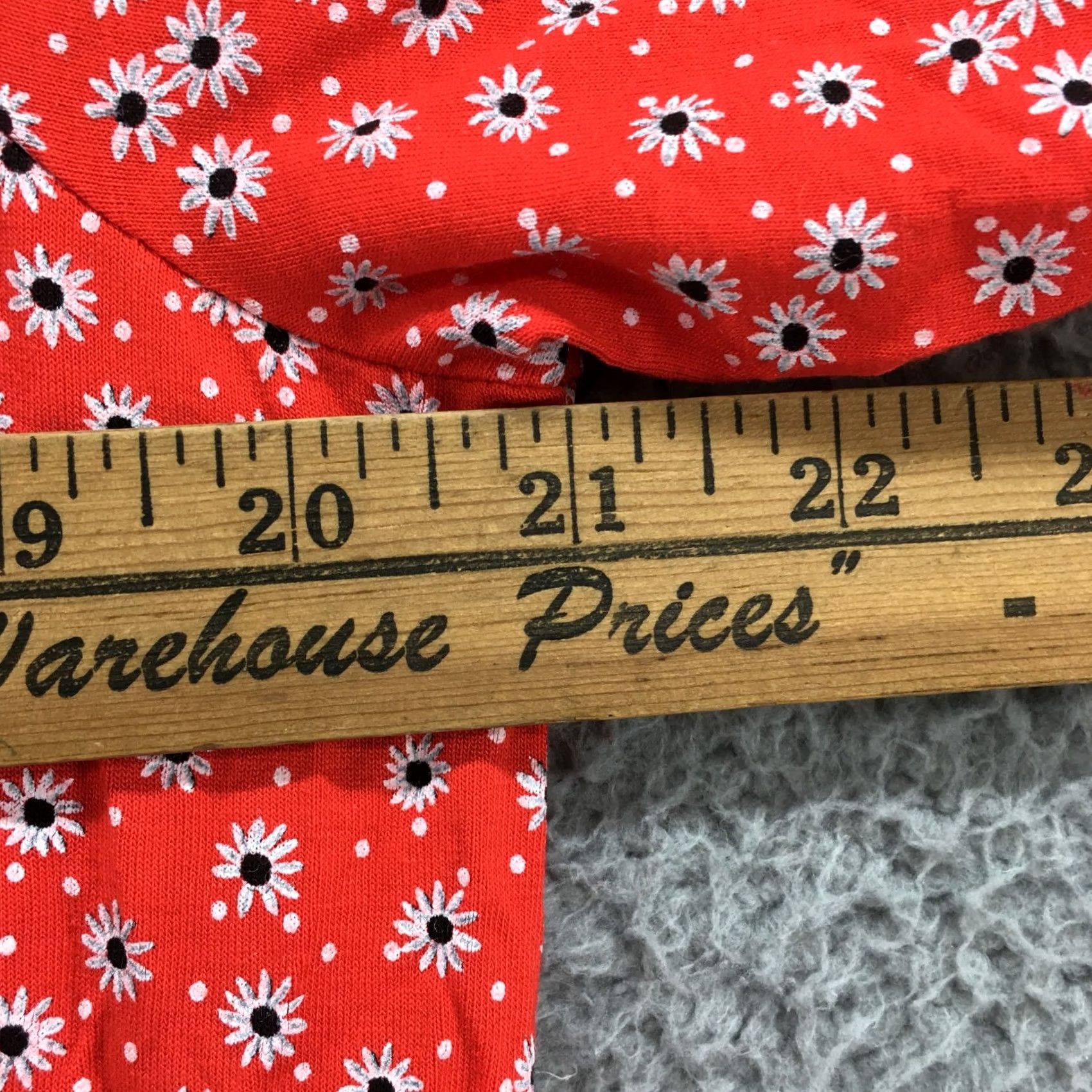 Asos ASOS Design Maxi Shift Dress Womens US 08 Red Floral Long Sleeve Crew Neck Casual Multicolor? Size M / US 6-8 / IT 42-44 - 6 Thumbnail