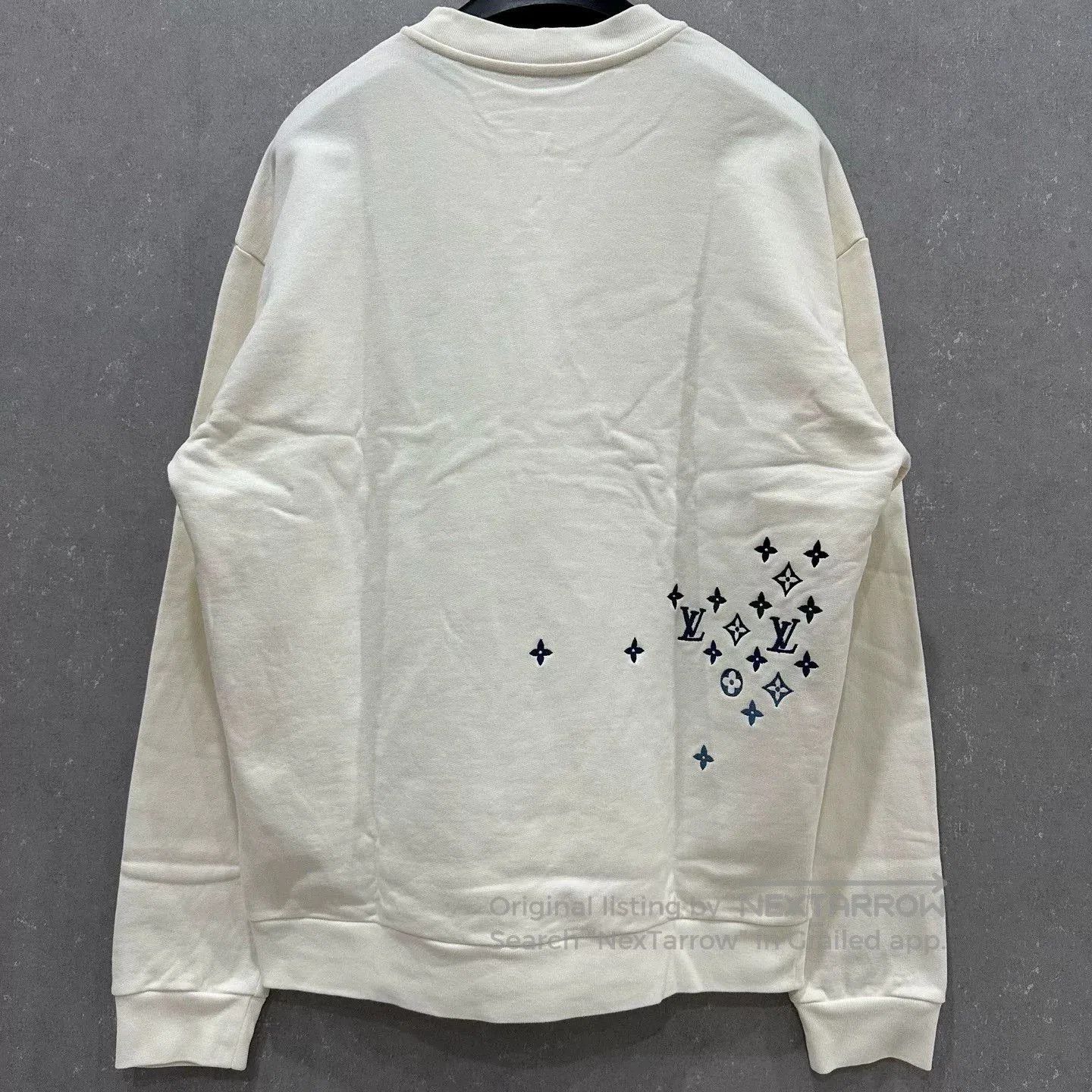 Louis Vuitton Louis Vuitton White Logo Monogram Cotton Sweatshirt. Size US L / EU 52-54 / 3 - 2 Thumbnail