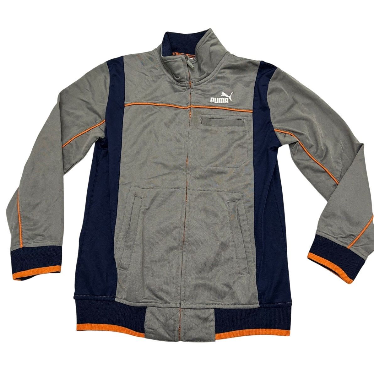 Puma Boy's S | PUMA Zip-up Track Jacket Size US XXS / EU 40 - 1 Thumbnail