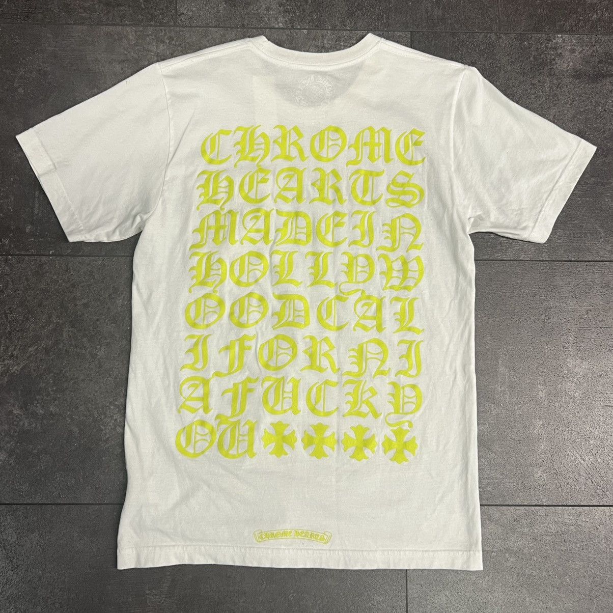 Chrome Hearts Chrome Hearts Made In Hollywood T-Shirt White Size US S / EU 44-46 / 1 - 2 Thumbnail