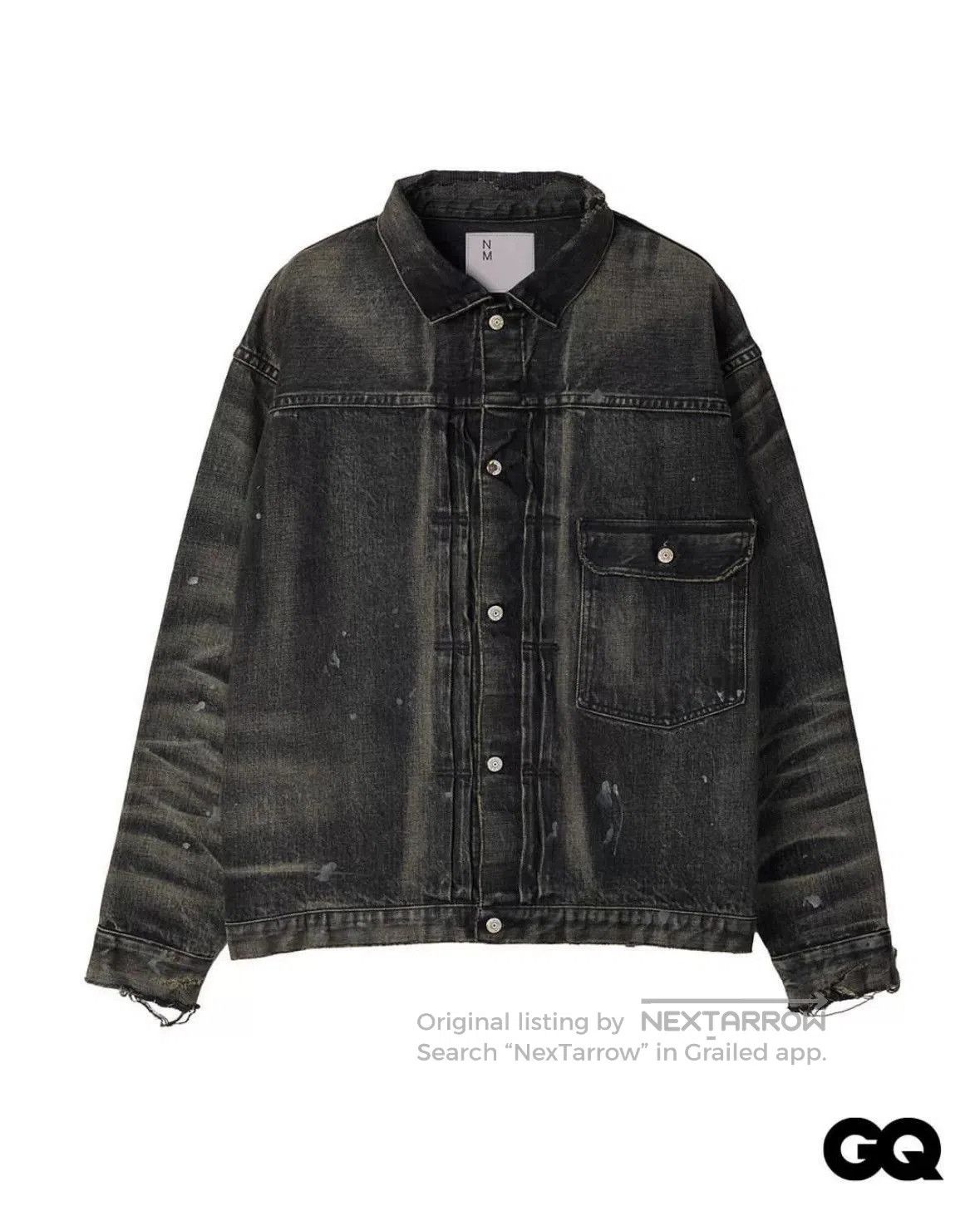 new manual x gq collaboration denim jacket.