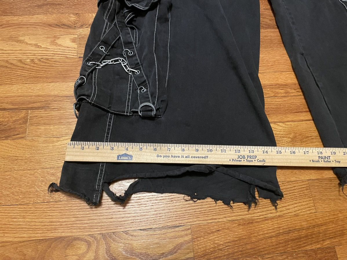 Tripp NYC × Vintage Vintage 90s Y2K Tripp NYC Emo Goth Baggy Distressed Pants Size US 31 - 11 Thumbnail