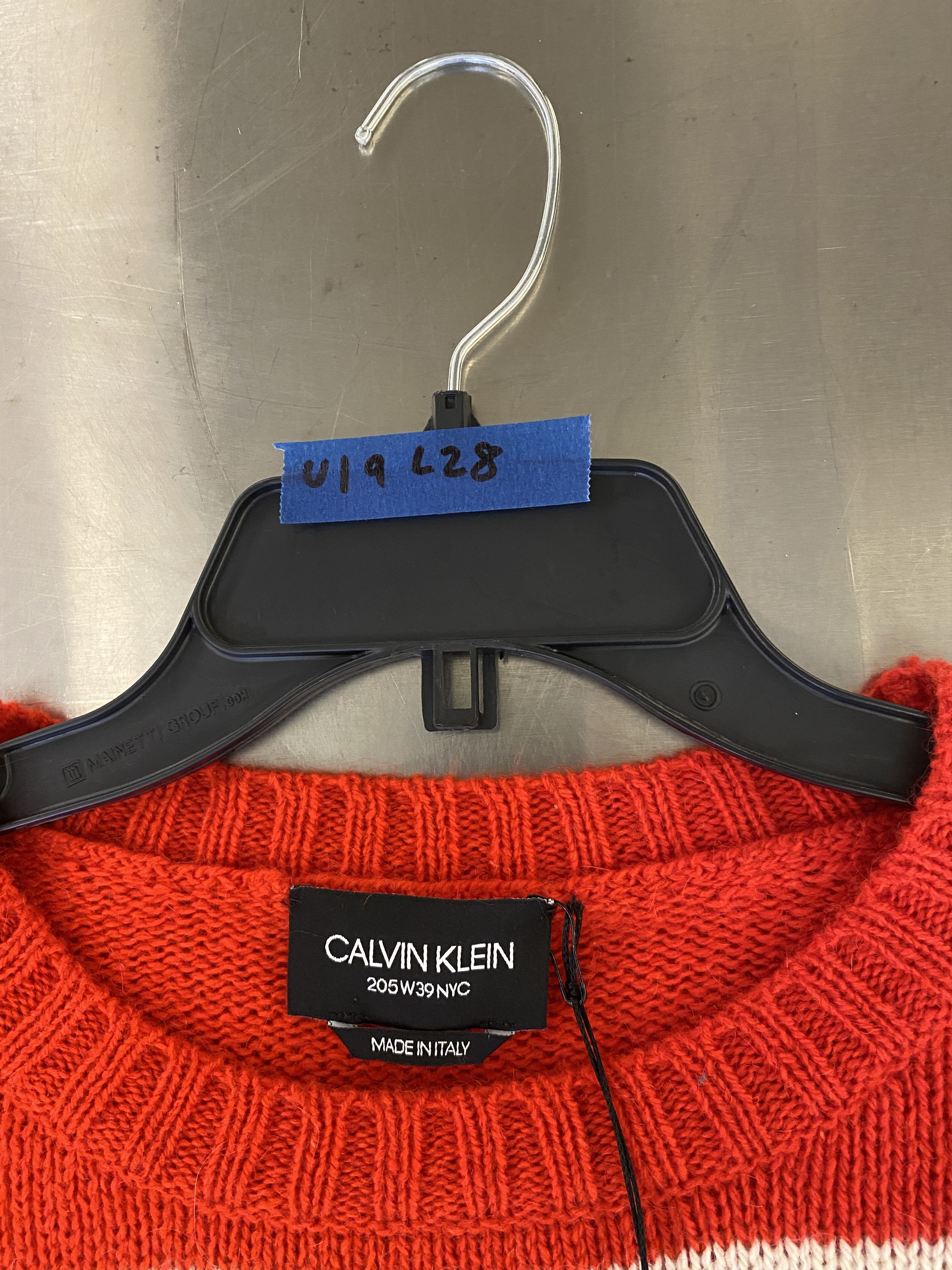 Calvin Klein 205W39NYC NWT CALVIN KLEIN 205W39NYC X RAF SIMONS STRIPE SWEATER Size US S / EU 44-46 / 1 - 11 Thumbnail