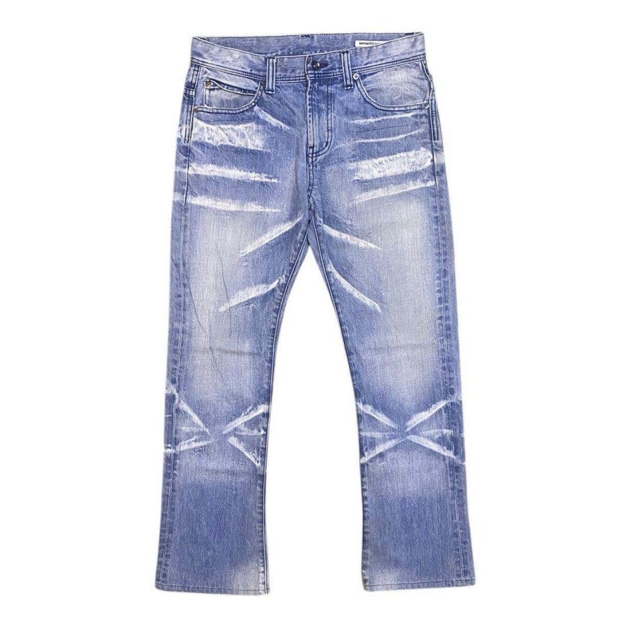 Japanese Brand × Seditionaries × semanticdesign FLARE ARCHIVAL semanticdesign Japan SICK FADES small bootcut Size US 33 - 1 Thumbnail