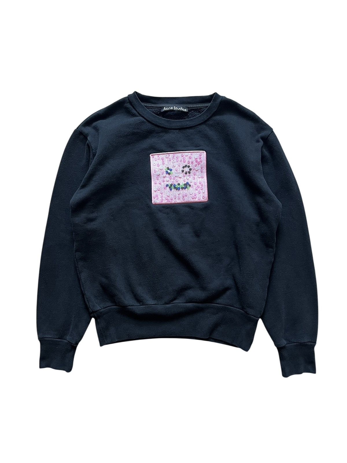 Acne Studios Acne Studios Beaded Face Sweatshirt Size XS / US 0-2 / IT 36-38 - 2 Thumbnail