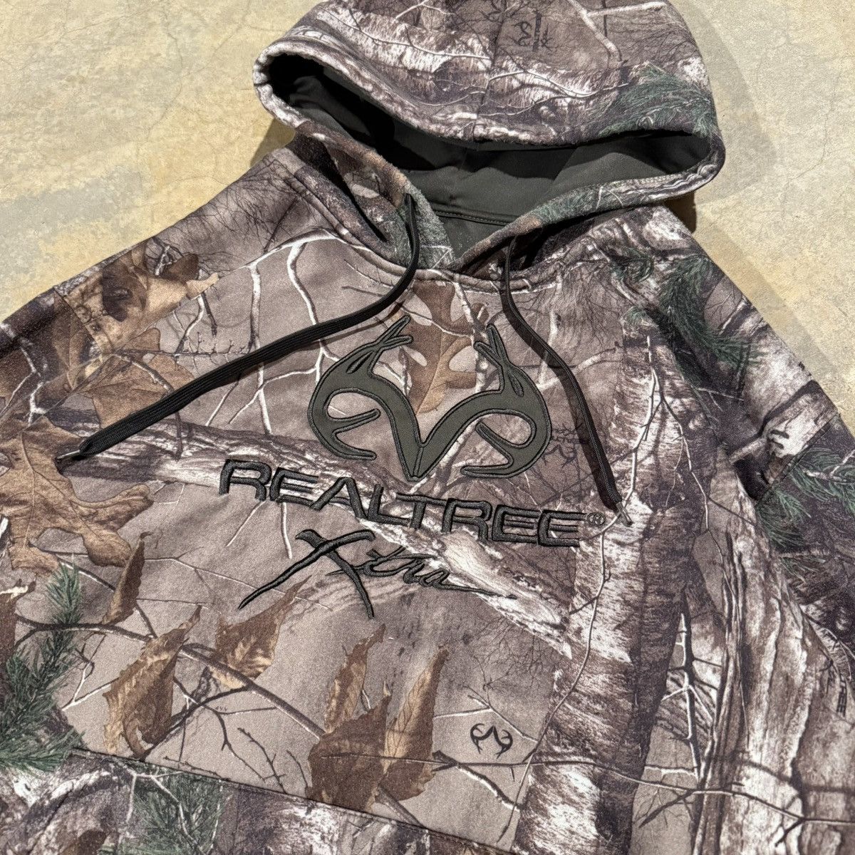Realtree Vintage 2000s Realtree Woodland Camo Embroidered Hoodie Y2K Size US XXL / EU 58 / 5 - 3 Thumbnail