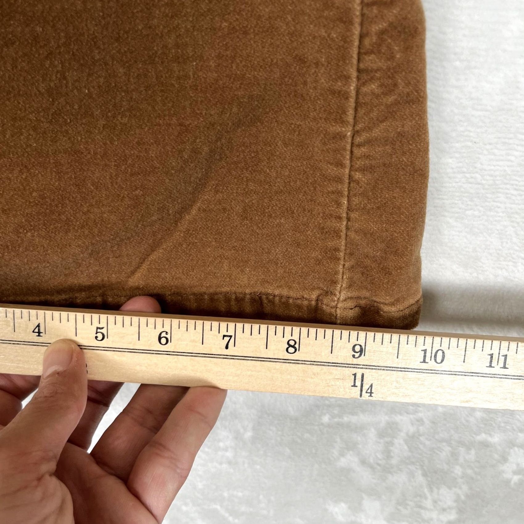 Vintage VINTAGE Paris Blues Pants Women's 9 Brown Corduroy Bootcut Stretch Y2K Low Rise Size 30" / US 8 / IT 44 - 6 Thumbnail