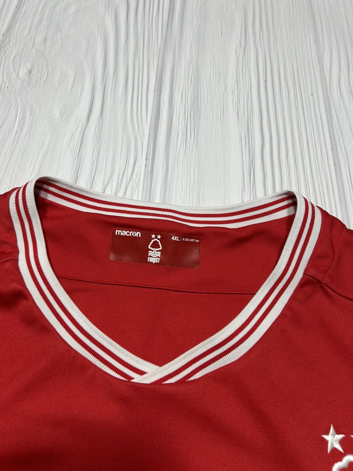 Macron 2020-21 Nottingham Forest #22 R Hodgkin Home Jersey Size 4XL Size US XXL / EU 58 / 5 - 10 Thumbnail