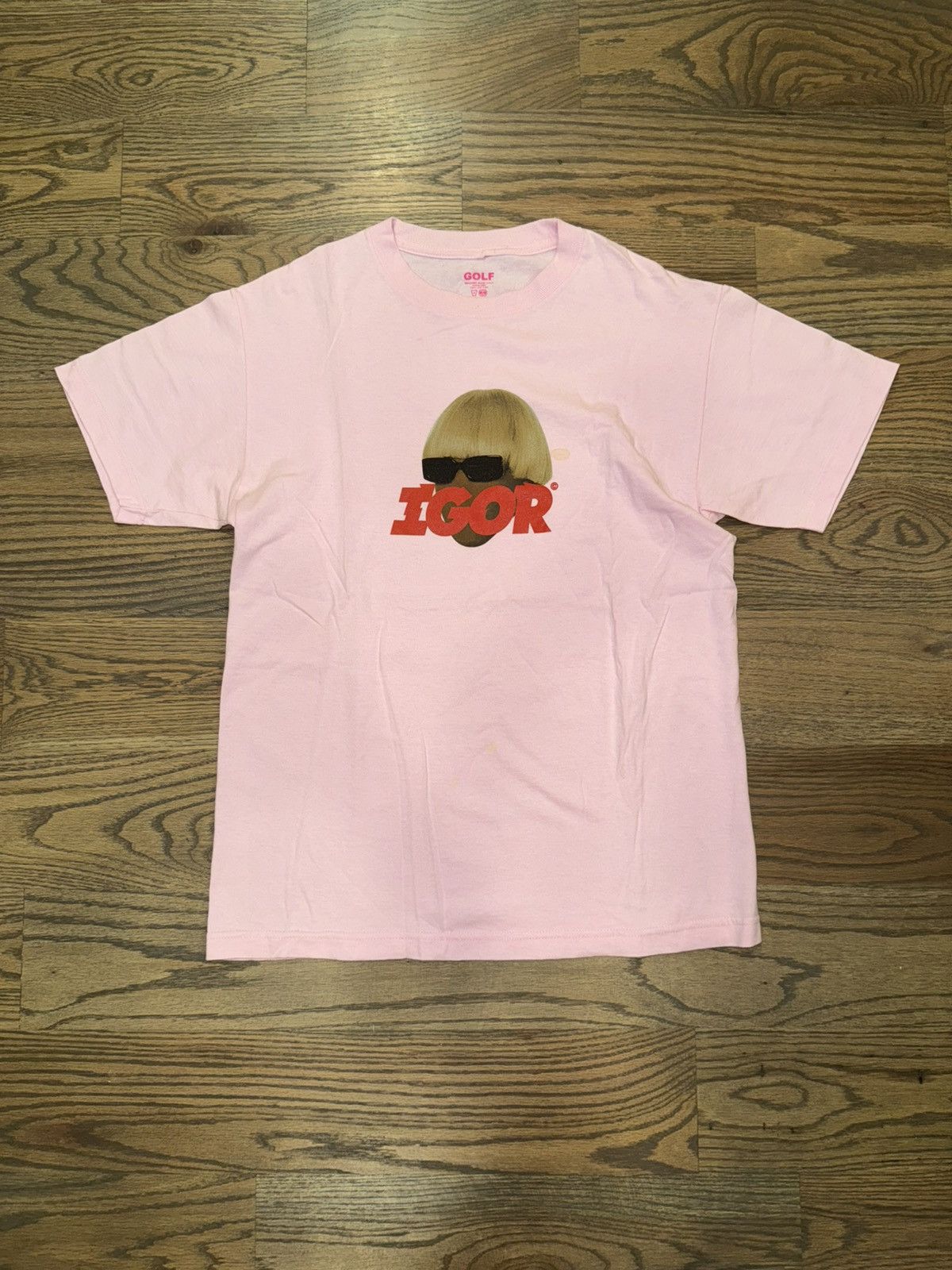 Golf Wang Pink Igor Face Tee, Size Medium Size US M / EU 48-50 / 2 - 1 Thumbnail