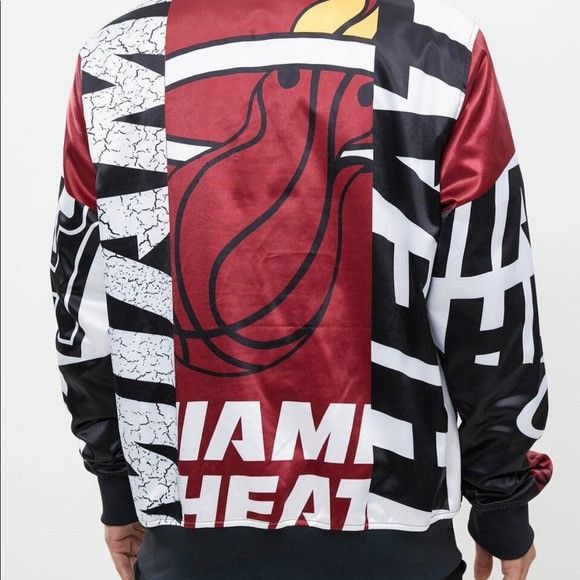 Pro Standard Pro Standard Miami Heat Bomber Jacket Size US XXL / EU 58 / 5 - 2 Thumbnail
