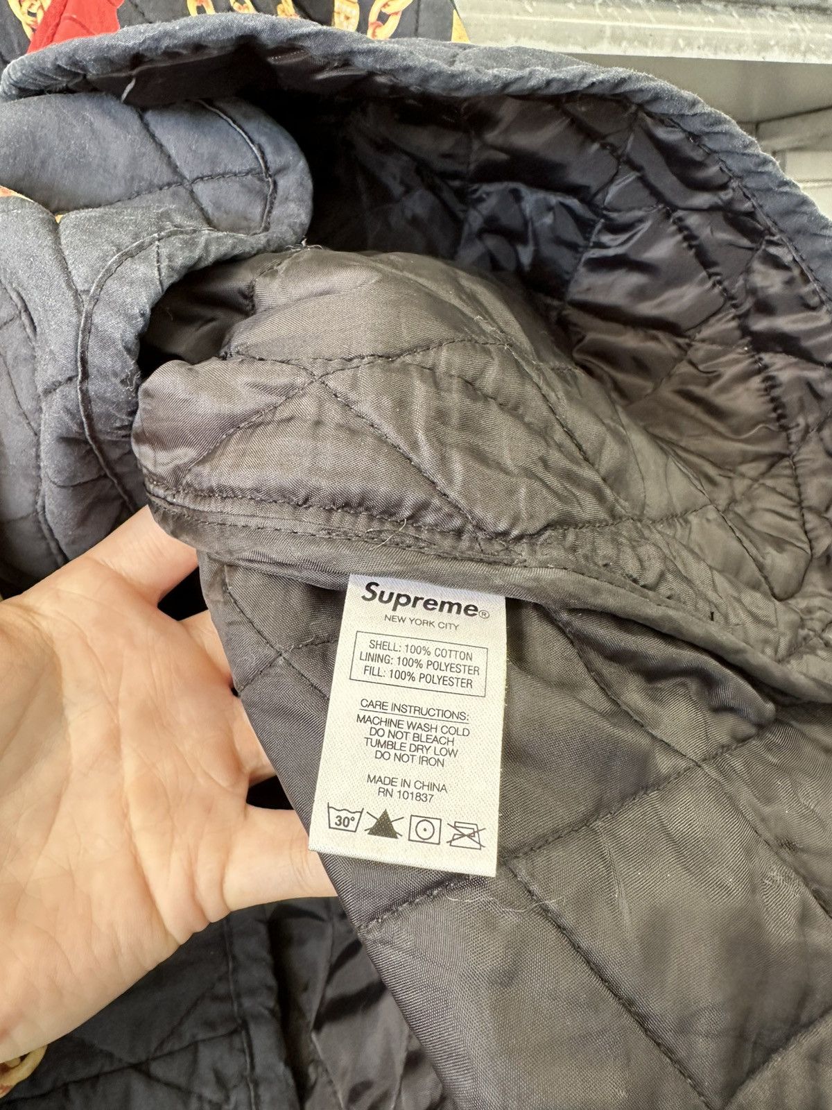 Supreme Supreme Chains Quilted Jacket Size US L / EU 52-54 / 3 - 7 Thumbnail