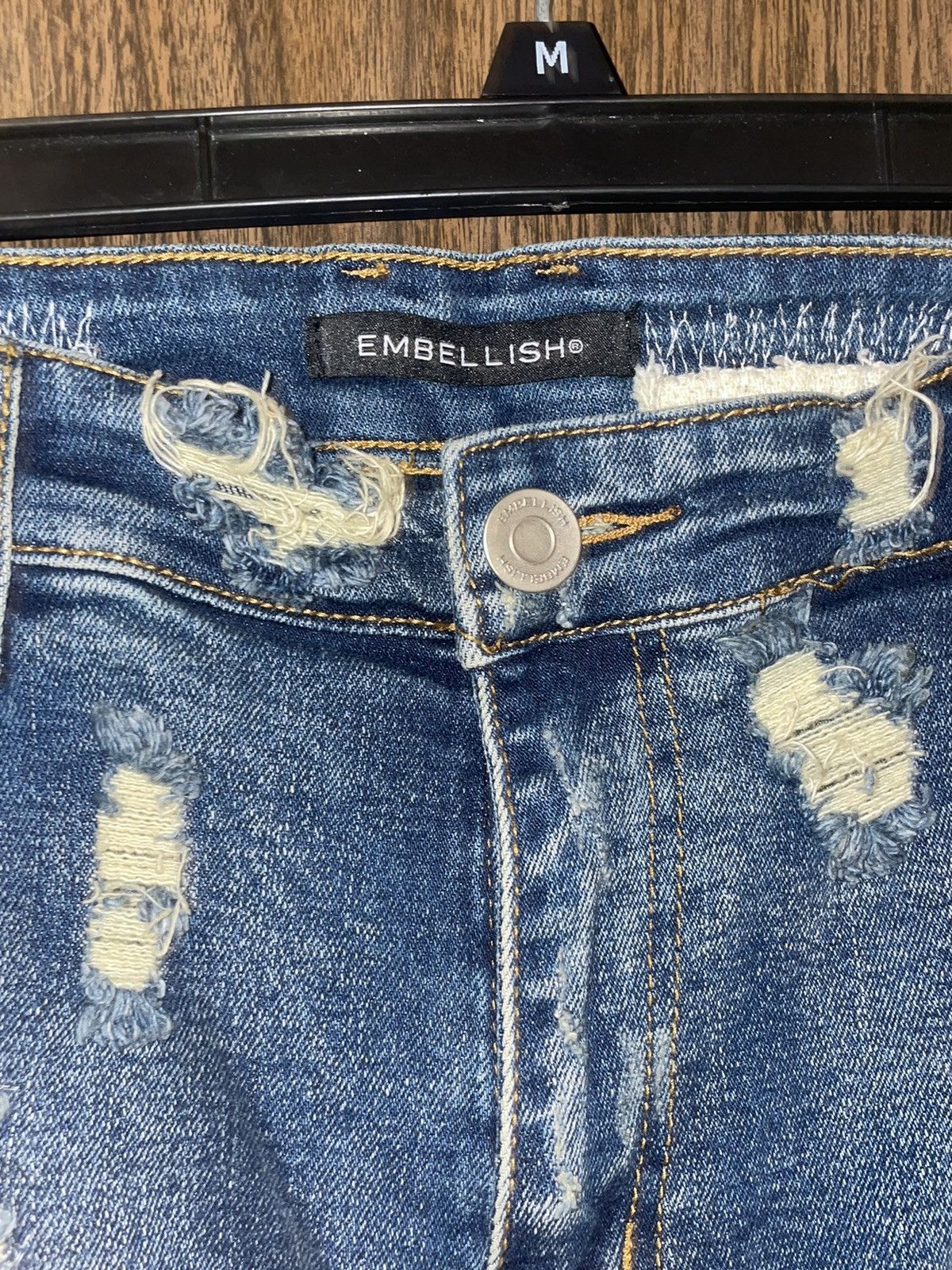 Embellish Herro 85 Scab Denim Heavy Distressed