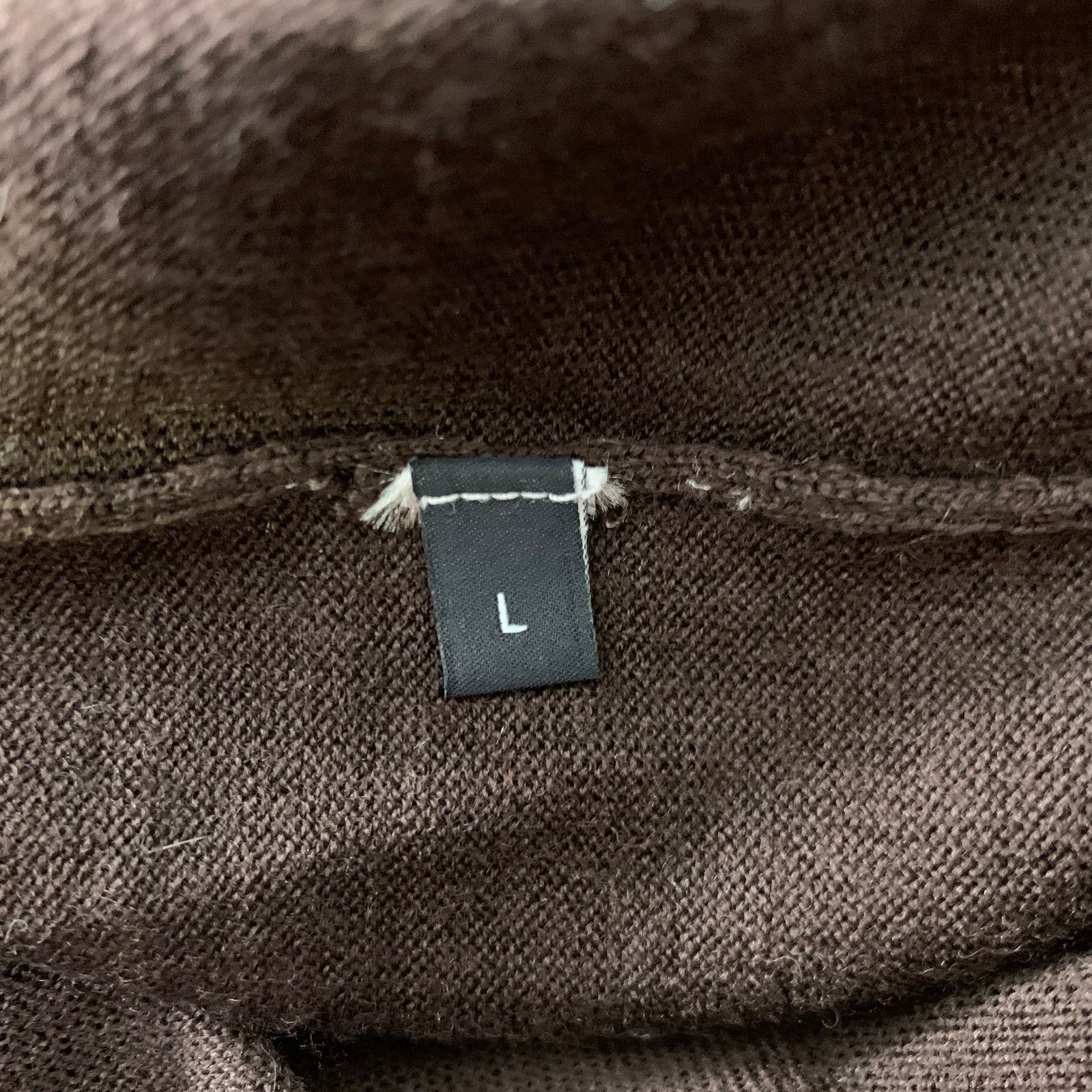 Joseph JOSEPH Size L Brown Solid Wool Blend Crew-Neck Pullover Size US L / EU 52-54 / 3 - 6 Thumbnail