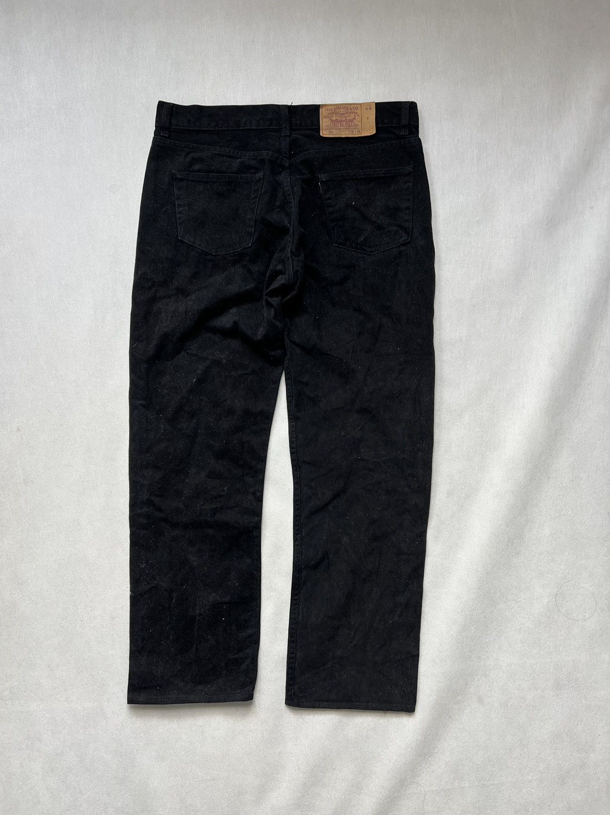 Levi's × Vintage Pants Levi’s 501 Vintage 90’s Black Size US 36 / EU 52 - 1 Thumbnail
