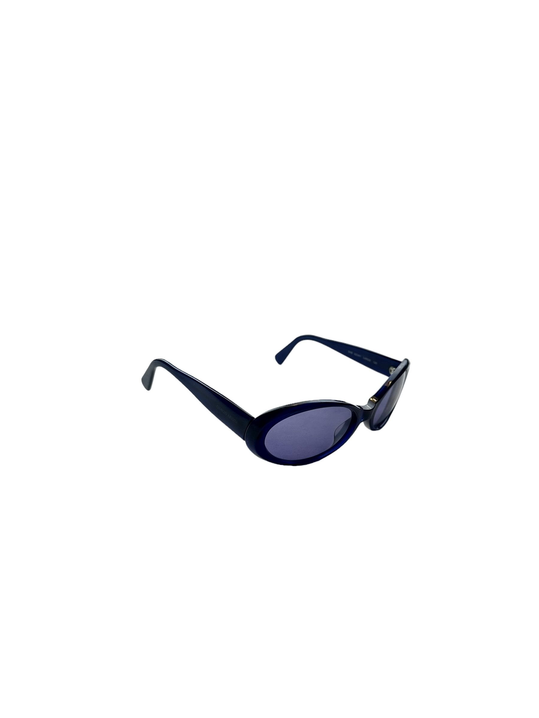 Giorgio Armani Armani Oval Goth Vintage Sunglasses Size ONE SIZE - 3 Thumbnail