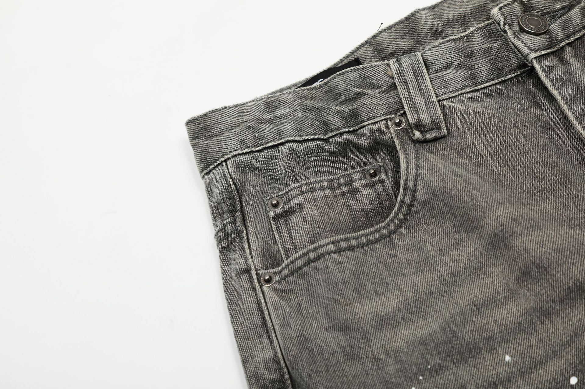 Vintage American high street Vibe men's lightning distressed jeans Size US 32 / EU 48 - 4 Thumbnail