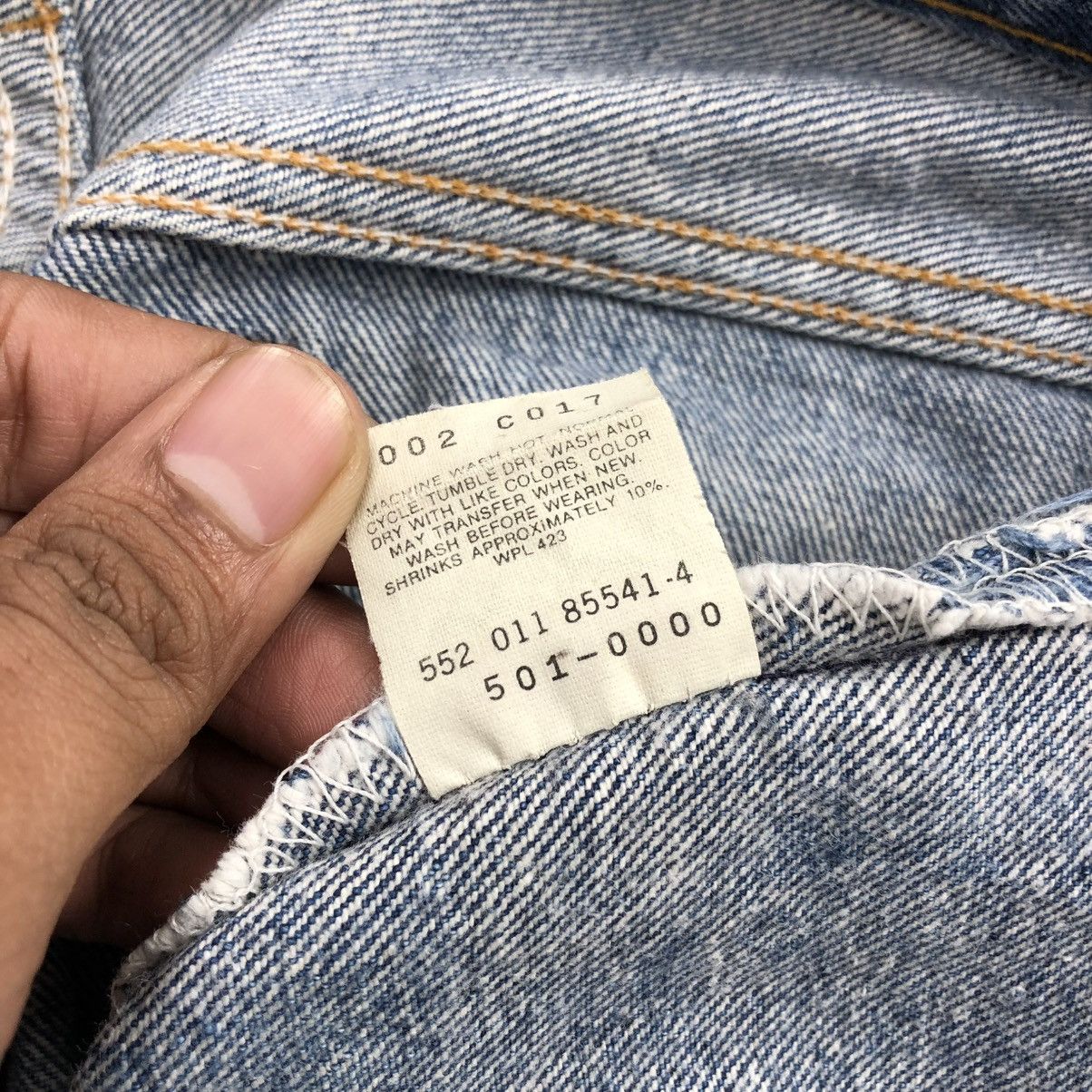 Levi's × Levi's Vintage Clothing × Vintage 🇺🇸90’s Vintage Levis 501XX 31x33 Straight Leg Faded Jeans Size US 29 - 9 Thumbnail