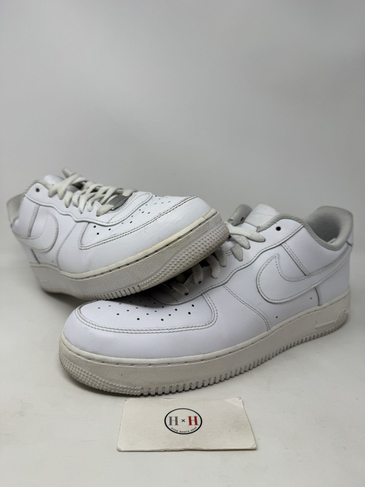 Nike Nike Air Force 1 Low 07 Triple White Size US 13 / EU 46 - 1 Thumbnail