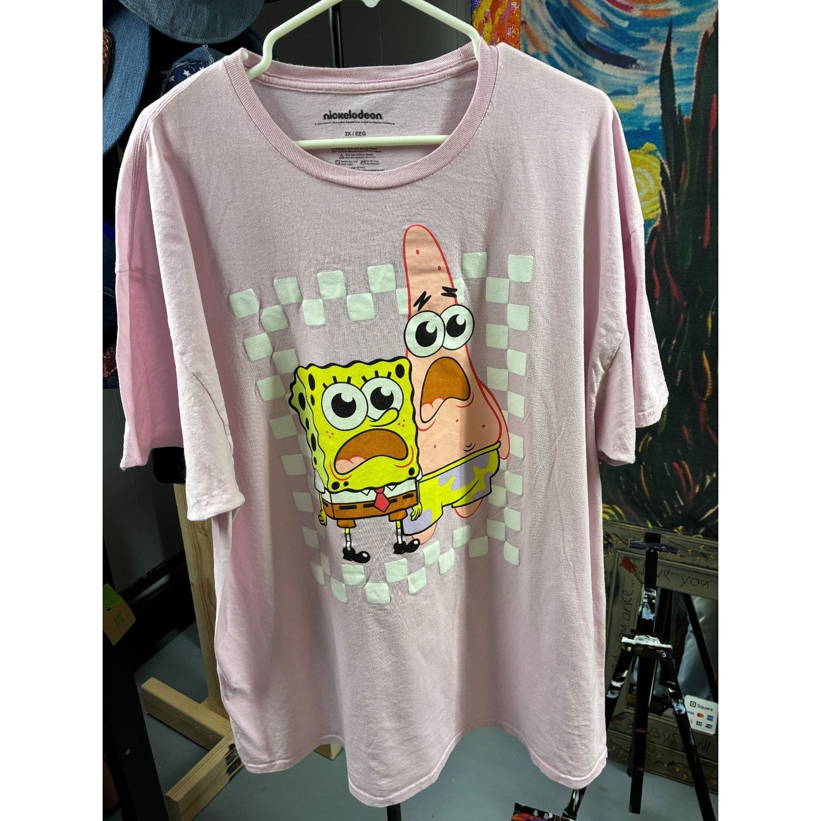 Nickelodeon SpongeBob SquarePants Patrick Shock Face T-Shirt Nickelodeon Size US XXL / EU 58 / 5 - 6 Thumbnail