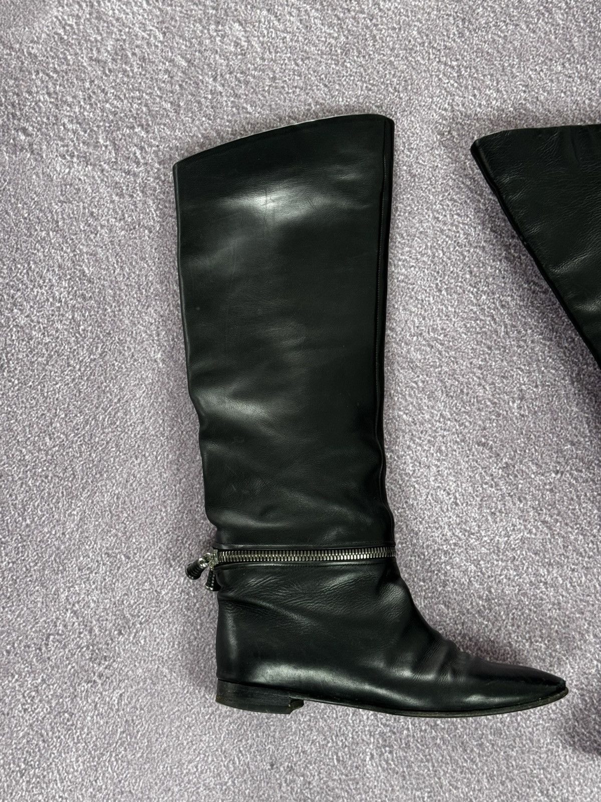 Japanese Brand Vintage 00’s Aesthetic Y2K Zip-Up Boots Size US 9 / IT 39 - 4 Thumbnail