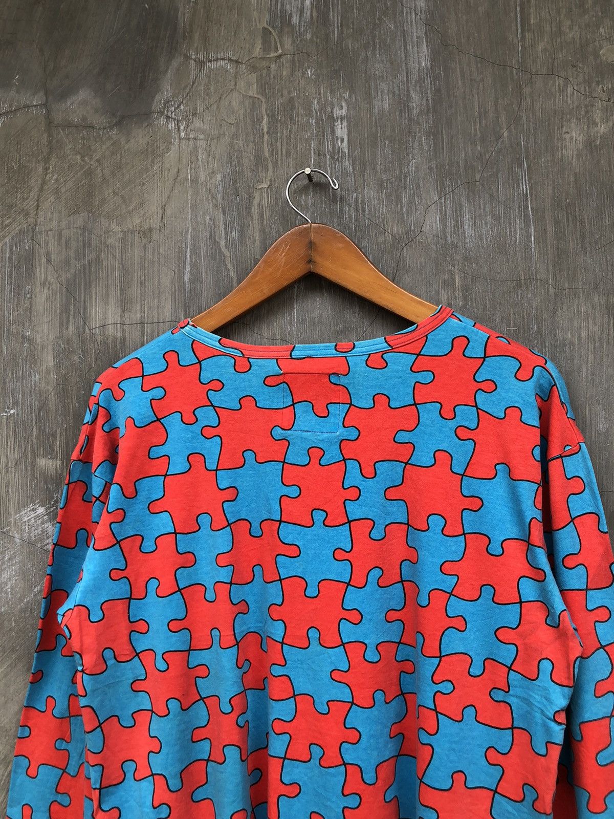 Moschino Moschino Lingerie Puzzle Longsleeve T-shirt Size L / US 10 / IT 46 - 7 Thumbnail