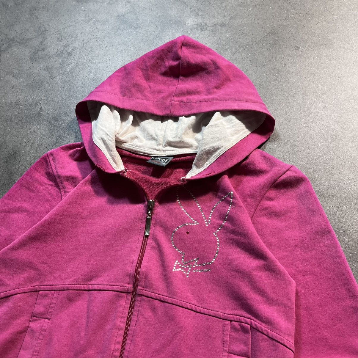 Playboy Vintage Y2K 2000s Playboy Bunny Big Logo Zip Hoodie Womens Size US S / EU 44-46 / 1 - 1 Thumbnail