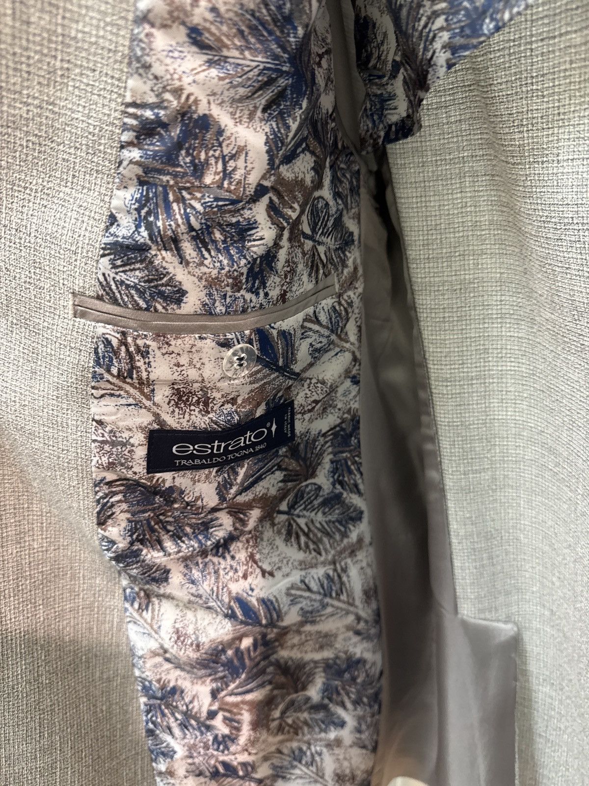 Other Grey Carducci Blazer Size 44R - 2 Thumbnail