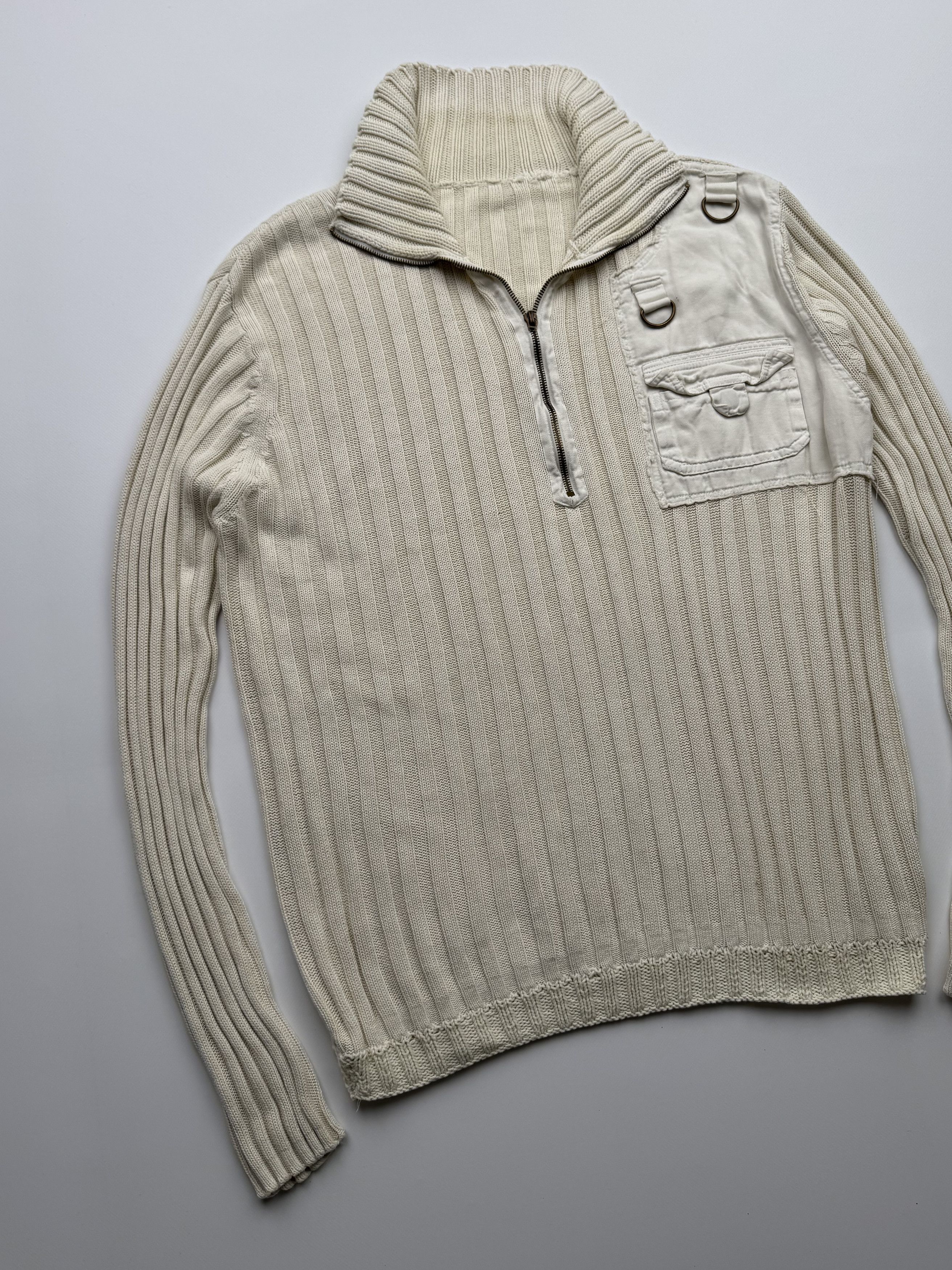 Vintage Vintage Ribbed Sweater B337(V24)E2 Size US XL / EU 56 / 4 - 2 Thumbnail