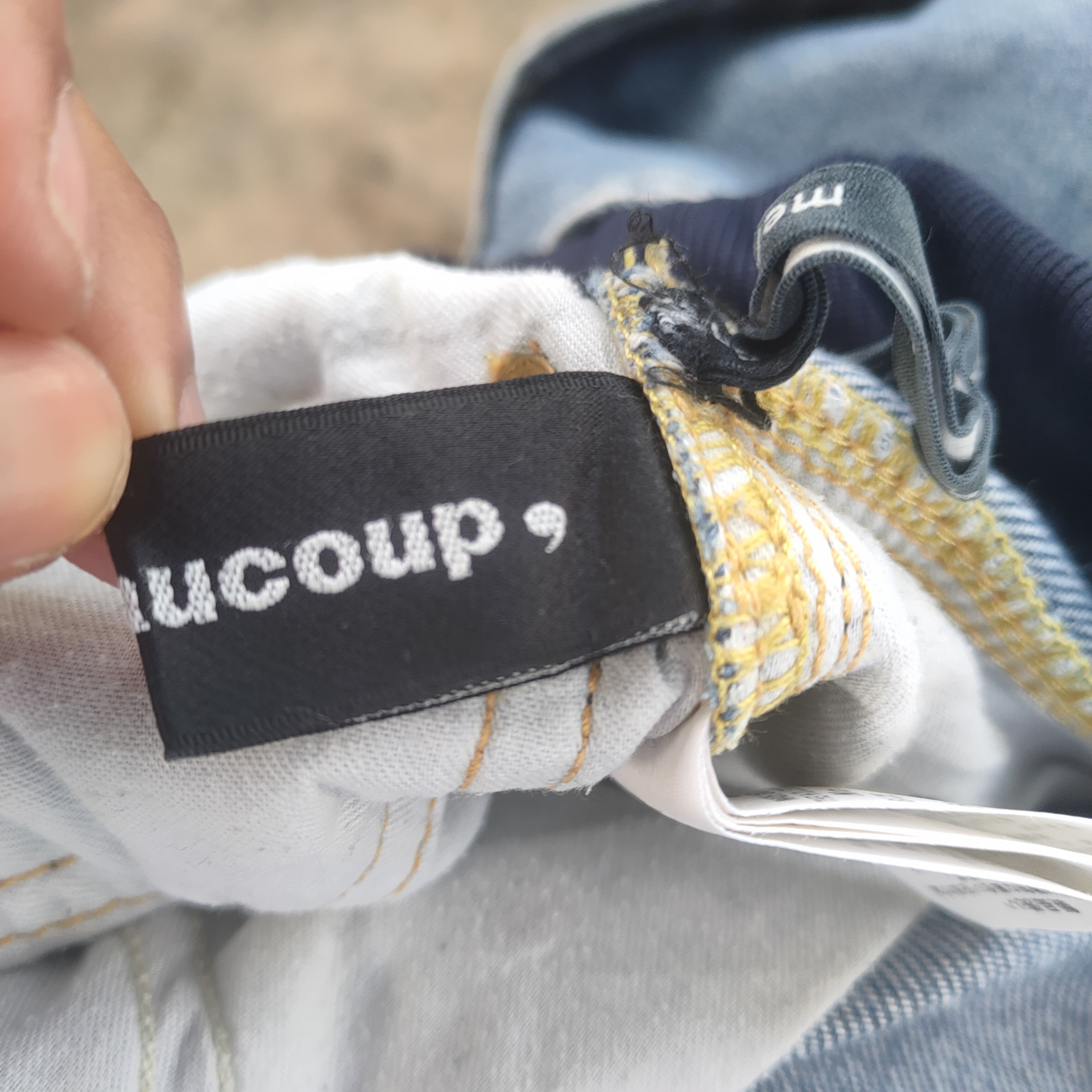 Issey Miyake × Lee × mercibeaucoup VTG MERCIBEAUCOUP x LEE BY ISSEY MIYAKE JEAN DENIM PANTS Size US 30 / EU 46 - 11 Thumbnail