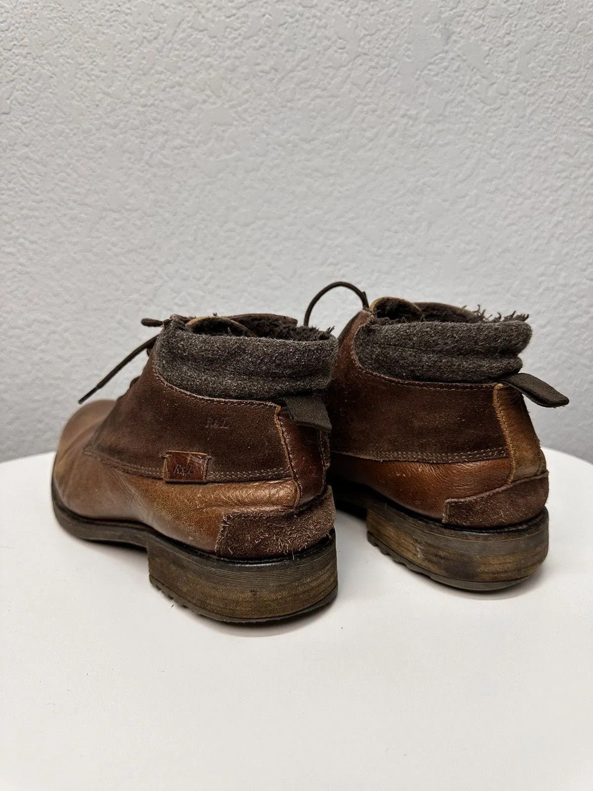 Ralph Lauren RALPH LAUREN AS 98 JAPAN RARE RRL LEATHER BOOTS WESTERN USA Size US 11 / EU 44 - 4 Thumbnail