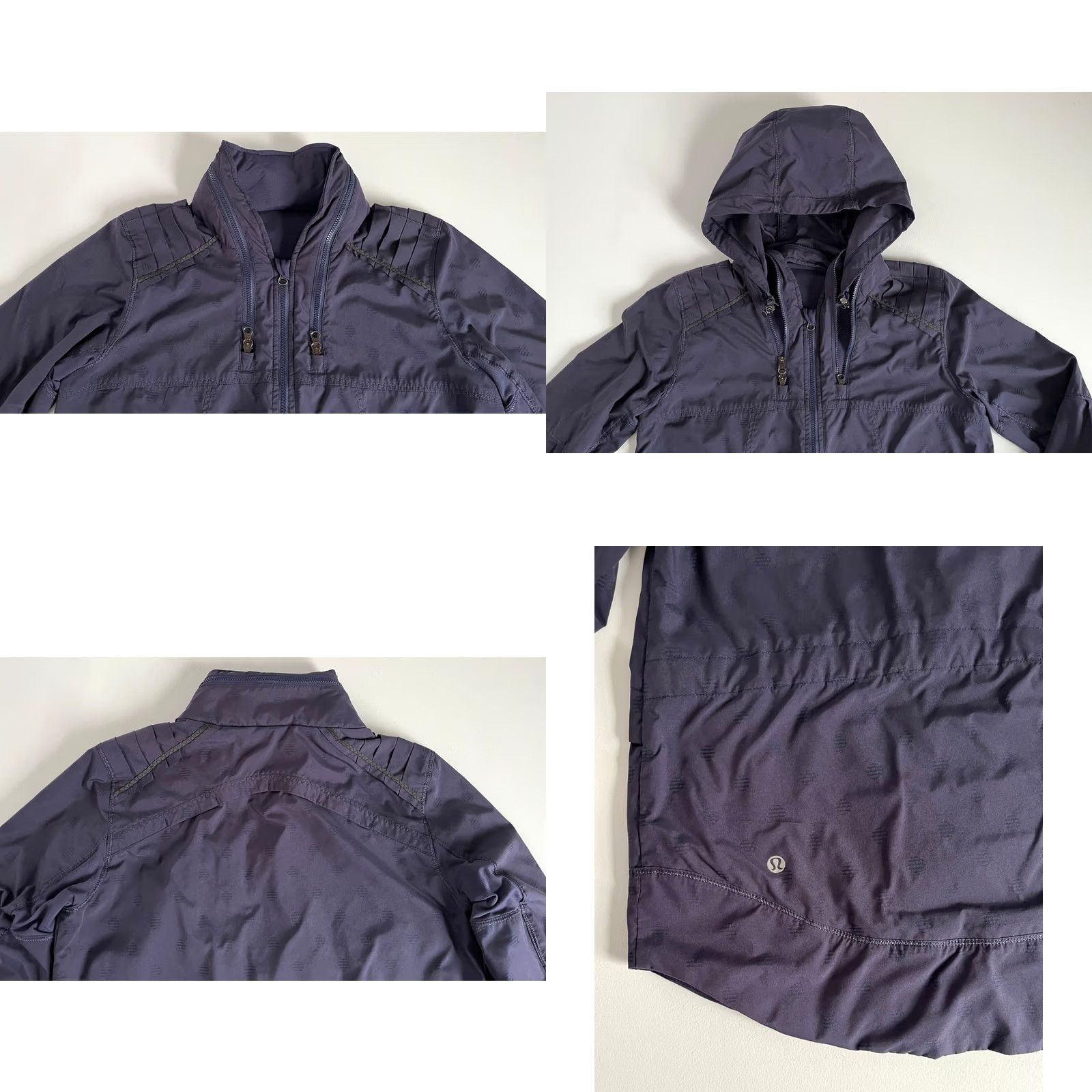 Lululemon VINTAGE Lululemon Spring Forward Jacket Women’s Stripe Dot Cadet Blue Sz 6 Size M / US 6-8 / IT 42-44 - 9 Thumbnail