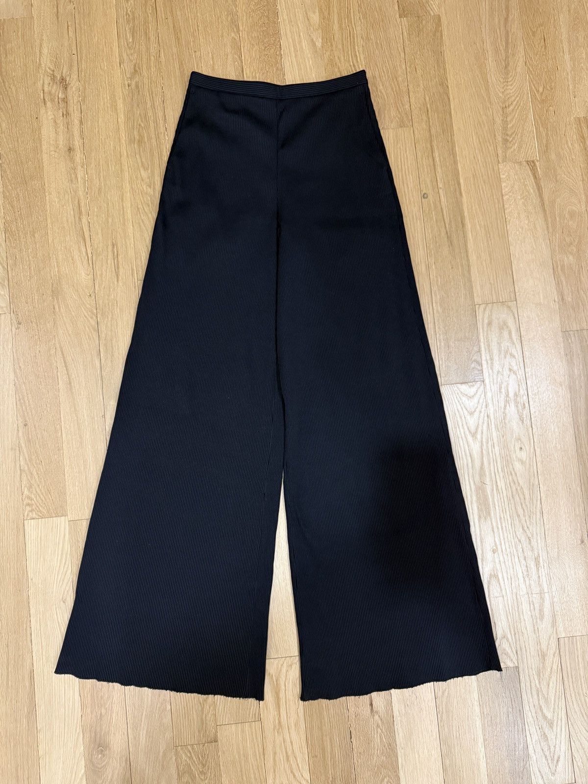 Balenciaga Ribbed Palazzo Pants Size US 30 / EU 46 - 1 Thumbnail