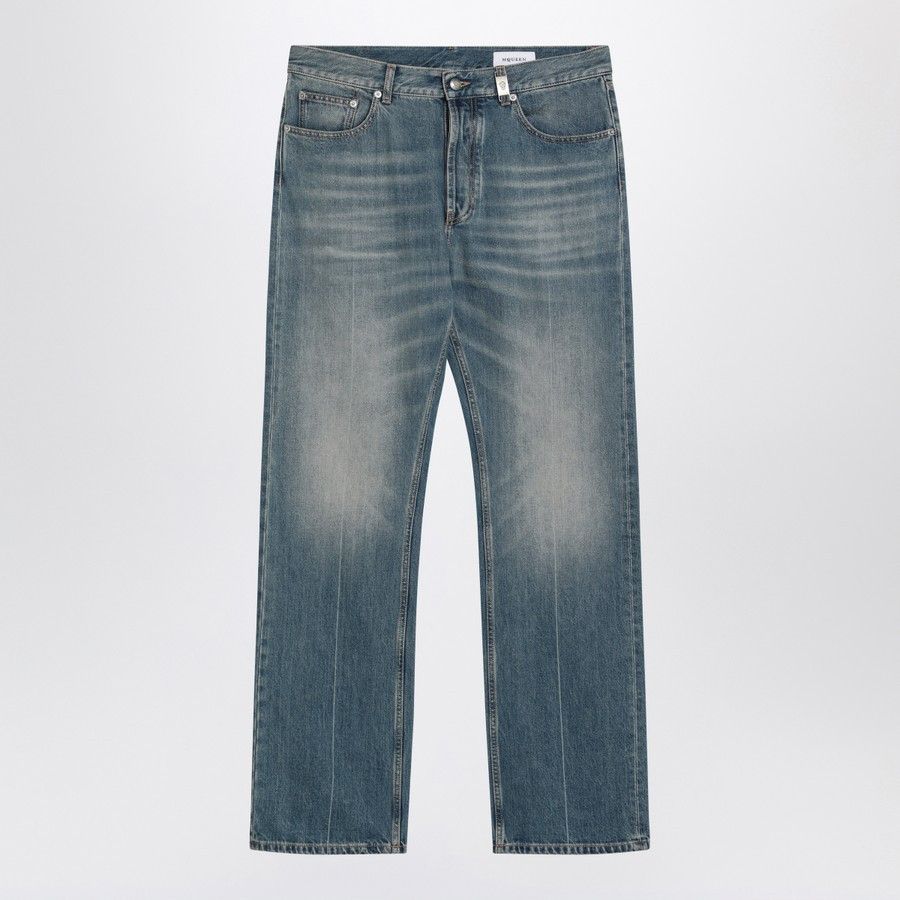 Alexander McQueen o1d2blof0126 Denim Jeans in Blue Size US 32 / EU 48 - 1 Thumbnail