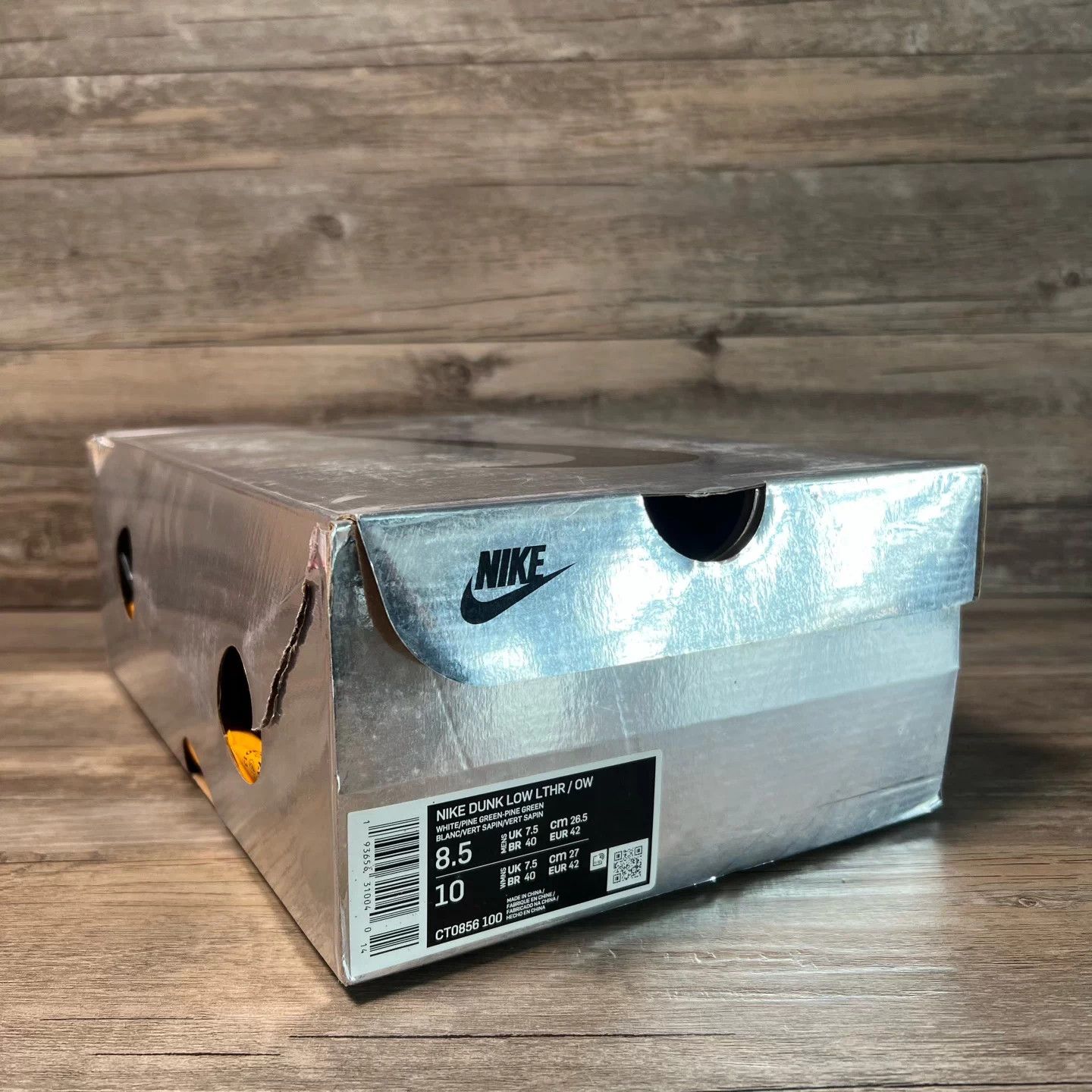 Nike Nike Dunk x Off-White White Green CT0856-100 Size US 9 / EU 42 - 8 Thumbnail