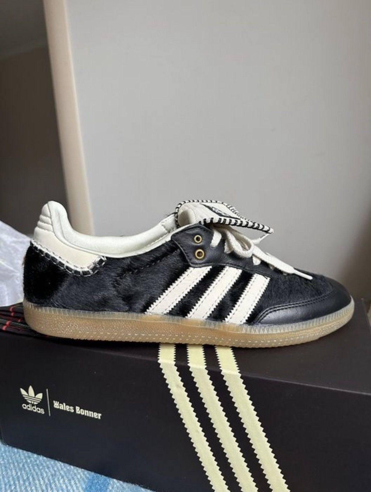 Adidas × Wales Bonner Wales Bonner x Adidas Samba Pony Hair Black 