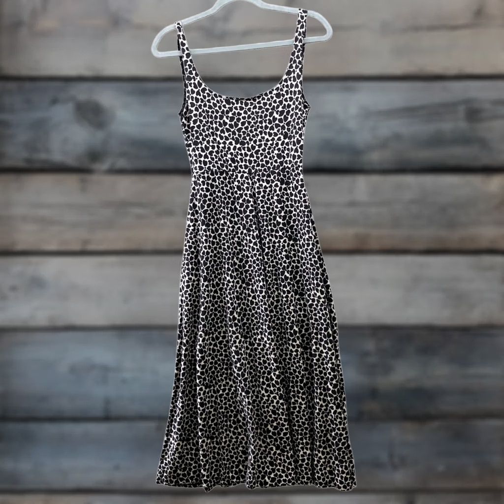 Urban Outfitters Urban Outfitters Leopard Print Midi Dress Womens S Sleeveless Tank Dress A-Line Size S / US 4 / IT 40 - 1 Thumbnail