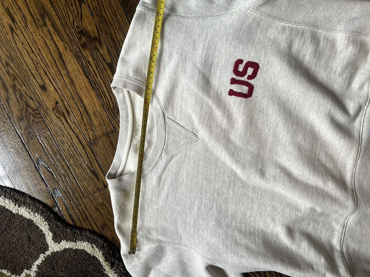 Visvim Oatmeal Crewneck College Sweatshirt, size 5 CUSTOM CROP Size US L / EU 52-54 / 3 - 8 Thumbnail