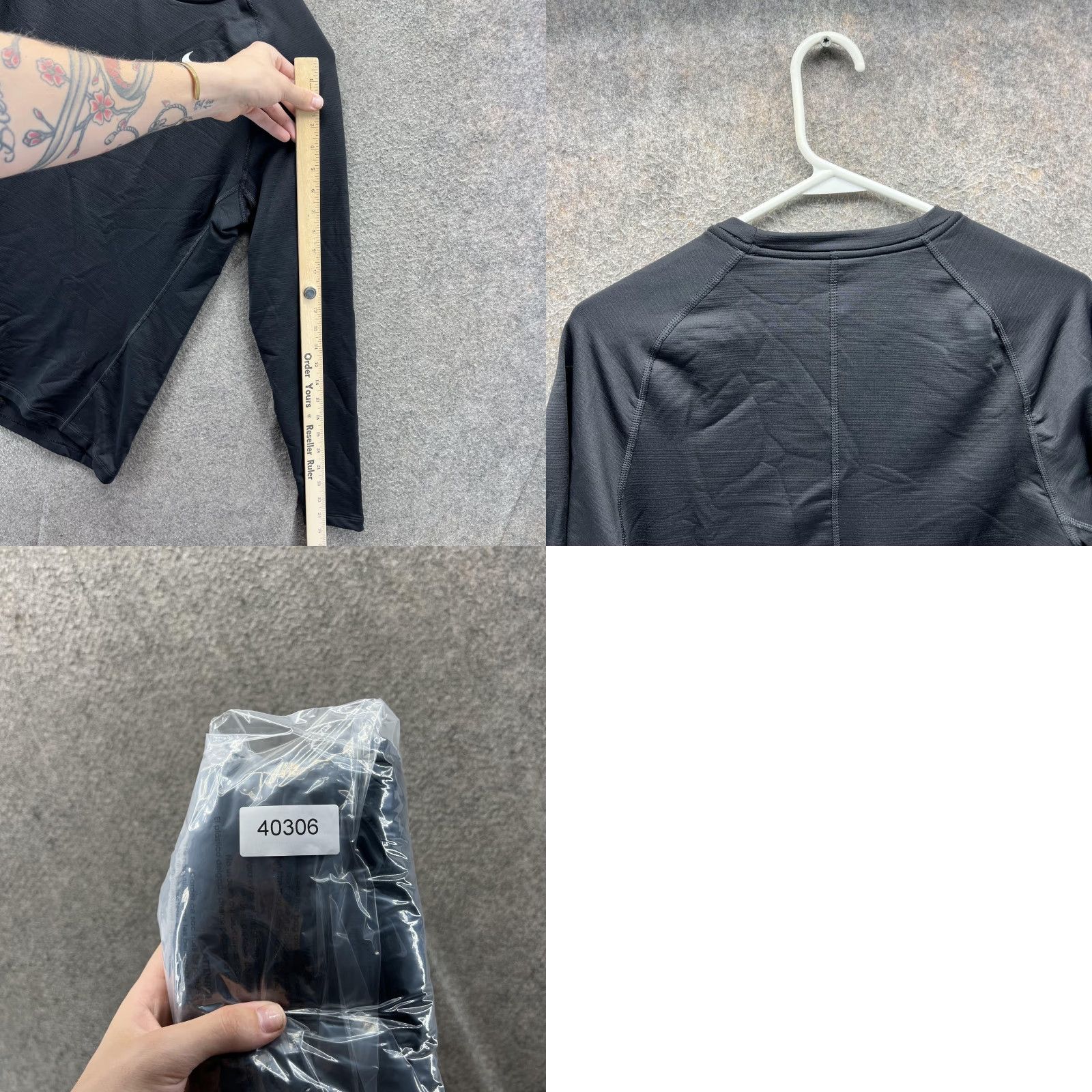 Nike Nike Pro Dri-FIT Shirt Mens M Black Slim Fit Long Sleeve Training Top Size US M / EU 48-50 / 2 - 8 Thumbnail