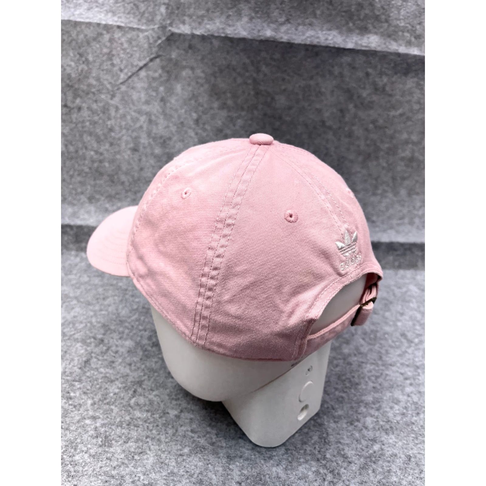Adidas Adidas Baseball Cap Hat Adult One Size Pink Embroidered 3 Stripes Cotton Sports Outdoor Size ONE SIZE - 5 Thumbnail