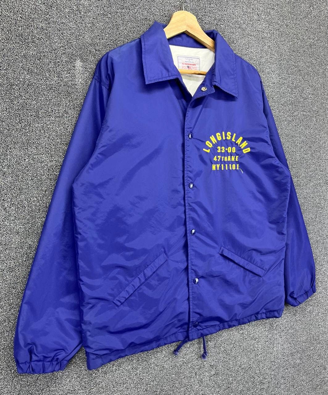 Avirex Vintage Avirex Spell Out Trashed Button Up Coach Jacket Size US M / EU 48-50 / 2 - 7 Thumbnail