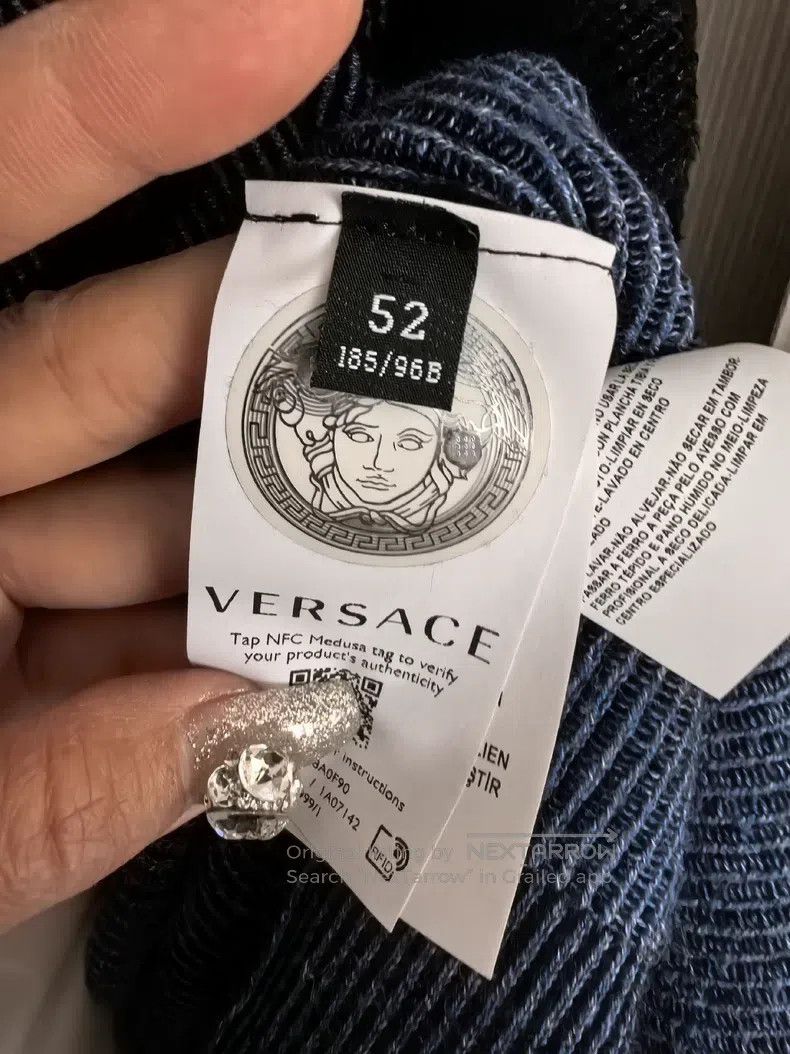 Versace Versace Zippered sweater Size US XXL / EU 58 / 5 - 5 Thumbnail